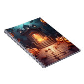 Carnet Halloween Citrouille brillant (Côté Droit)