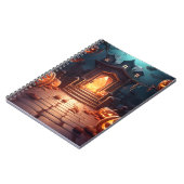 Carnet Halloween Citrouille brillant (Côté gauche)