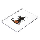 Carnet Halloween Citrouille de chat (Côté gauche)