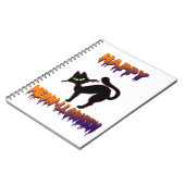 Carnet Halloween Citrouille de Chat Noir (Côté gauche)