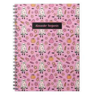 Carnet Halloween Citrouille du fantôme mignon