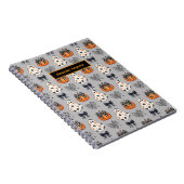 Carnet Halloween Citrouille du fantôme mignon (Côté Droit)