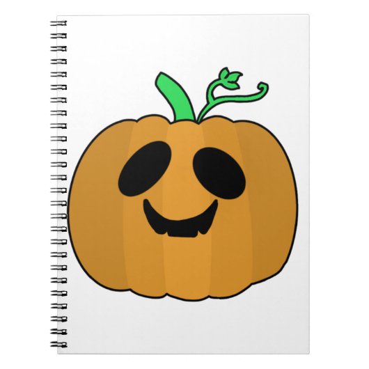 Carnet Halloween Citrouille effrayant V2 (Devant)