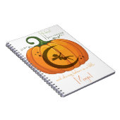 Carnet Halloween Citrouille Fairy design (Côté Droit)