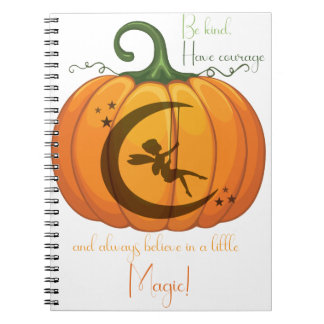 Carnet Halloween Citrouille Fairy design
