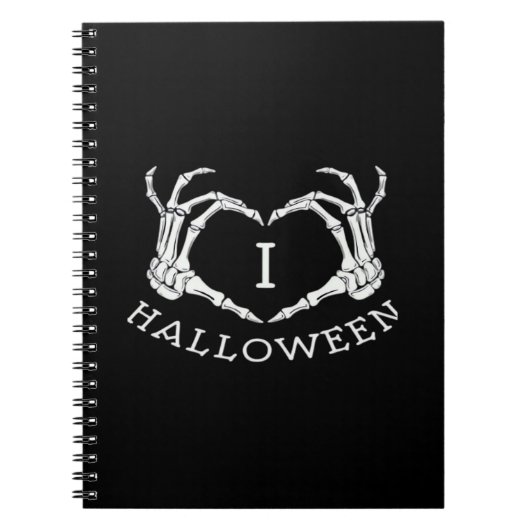 Carnet Halloween! Classique - Skeleton Hands Heart (Devant)