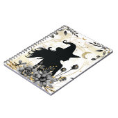 Carnet Halloween contemporain moderne sorcière 3 (Côté gauche)