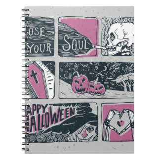 Carnet Halloween de bande dessinée : Illustration amusant