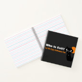 Carnet Halloween de chat noir (Intérieur)