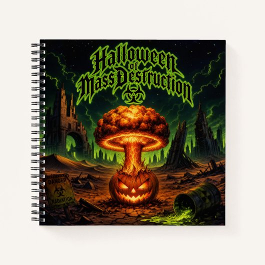 Carnet Halloween de destruction massive Citrouille radioa (Devant)