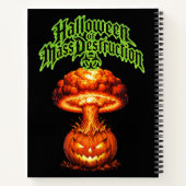 Carnet Halloween de destruction massive Jack-o'-lanterne (Dos)