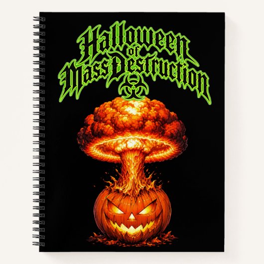 Carnet Halloween de destruction massive Jack-o'-lanterne (Devant)