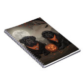 Carnet Halloween de Terre-Neuve Éffrayant (Côté Droit)