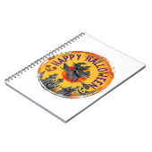 Carnet Halloween Design Happy Halloween sorcière (Côté gauche)