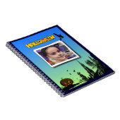 Carnet Halloween Dusk with Witch Ajouter cadre photo (Côté Droit)