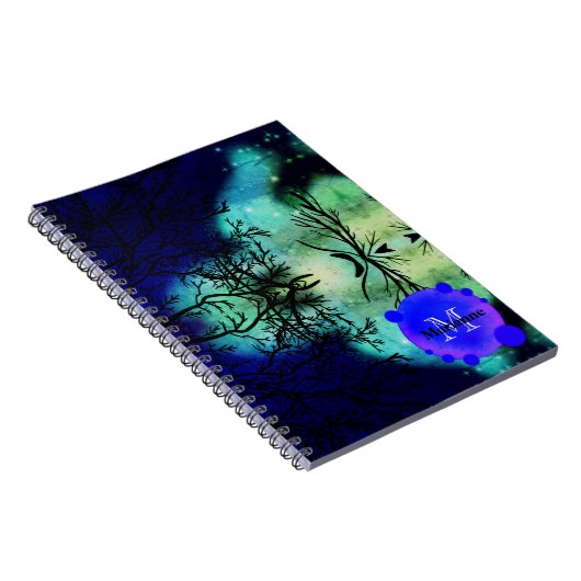 Carnet Halloween Éffrayant de la forêt de Twilight (Côté Droit)