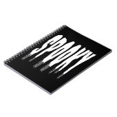 CARNET HALLOWEEN ÉPOUVANTABLE (Côté gauche)