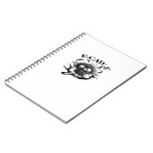 Carnet Halloween F-Caw-F Oiseau Cool Unique (Côté gauche)