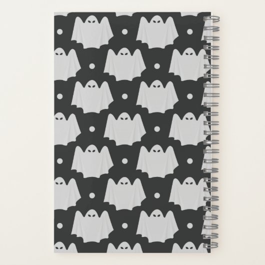 Carnet Halloween fantôme éffrayant (Verso)