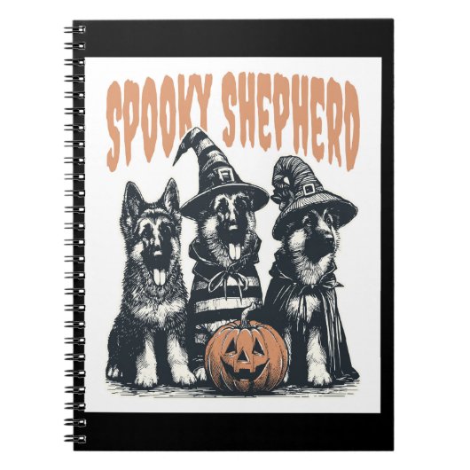 Carnet Halloween German Shepherd.jpg (Devant)