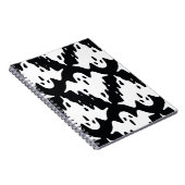 Carnet Halloween Ghost Éffrayant Motif sans couture (Côté Droit)