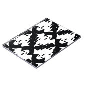 Carnet Halloween Ghost Éffrayant Motif sans couture (Côté gauche)