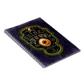 Carnet Halloween Gothique Œil De Triton Potion De Sorcièr (Côté Droit)