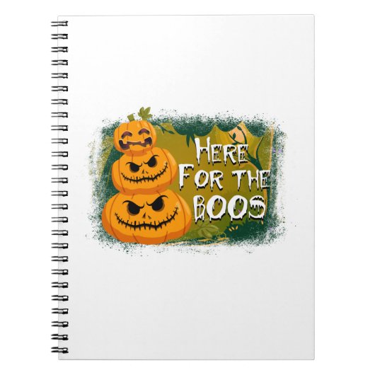 Carnet Halloween Here (Devant)
