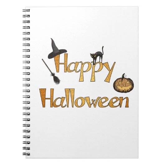 Carnet Halloween heureux (Devant)