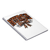 Carnet Halloween Infirmière Coquette Bow Classique Éffray (Côté Droit)