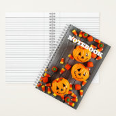 Carnet Halloween Jack olantern Candy Corn (À l'intérieur)
