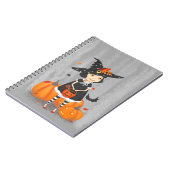 Carnet Halloween jolie petite sorcière (Côté gauche)