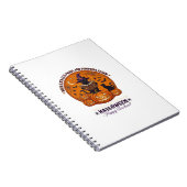 Carnet Halloween Joyeux Professeur Chat Noir Sorcière Cha (Côté Droit)