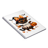 Carnet Halloween Kawaii Chat - Chat de sorcière avec Citr (Côté Droit)