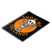 Carnet Halloween Me Montrez Le Squelette De Candy (Côté gauche)