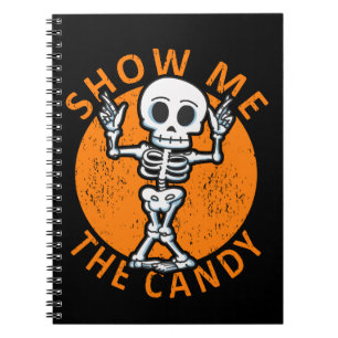 Carnet Halloween Me Montrez Le Squelette De Candy