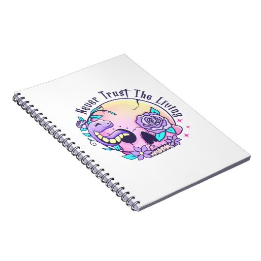 Carnet Halloween mignon crâne (Côté Droit)