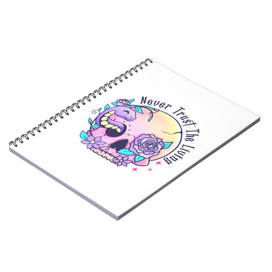 Carnet Halloween mignon crâne (Côté gauche)