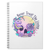 Carnet Halloween mignon crâne (Devant)