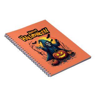 Carnet Halloween : Petits fantômes et famille de citrouil