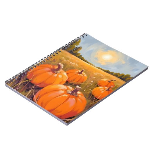 Carnet Halloween Pumpkin Patch Fall Autumn (Côté gauche)