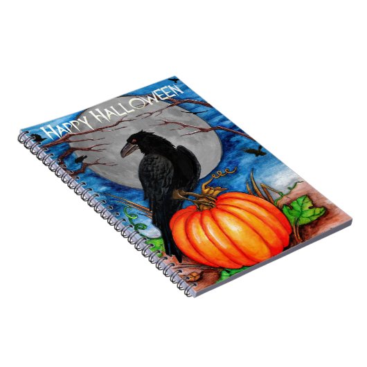 Carnet Halloween Raven (Côté Droit)