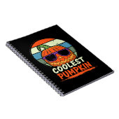 Carnet Halloween Retro le plus frais Citrouille Premium (Côté Droit)