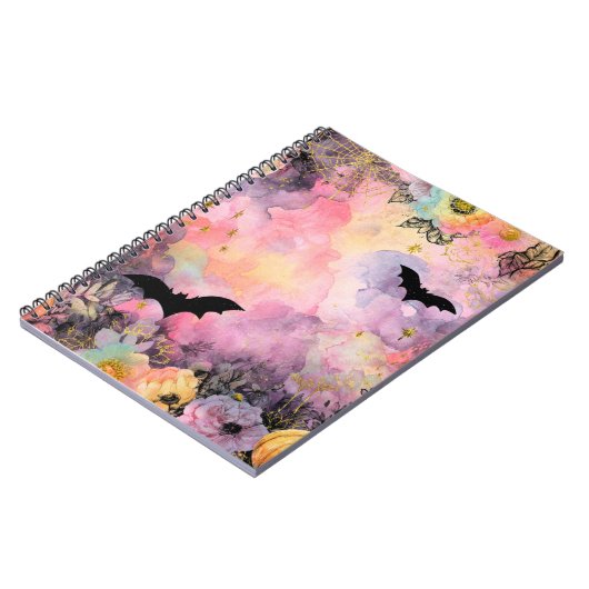 Carnet Halloween rose (Côté gauche)