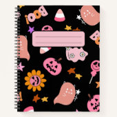 Carnet Halloween rose (Devant)