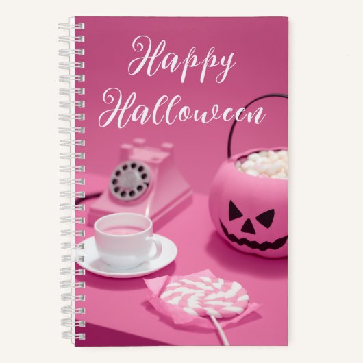 Carnet Halloween rose Jack olantern (Recto)