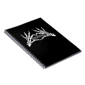Carnet Halloween - Skeleton Hands Heart (Côté Droit)