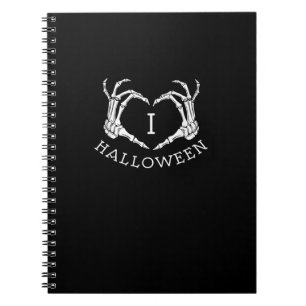 Carnet Halloween Skeleton Heart Fall