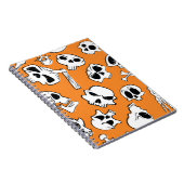 Carnet Halloween Skulls Bones DoodMotif (Côté Droit)