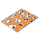 Carnet Halloween Skulls Bones DoodMotif (Côté gauche)
